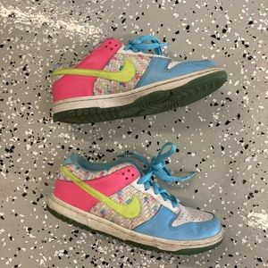 Nike 6.0 Dunk Low Top Neon Lifestyle 314141-171